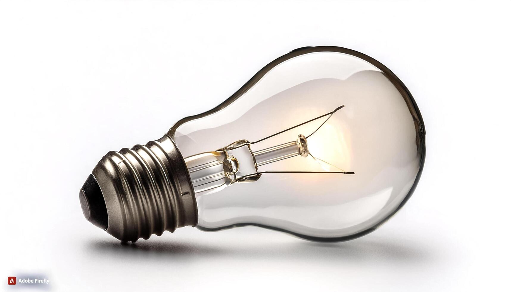 lightbulb isolated on white background photo