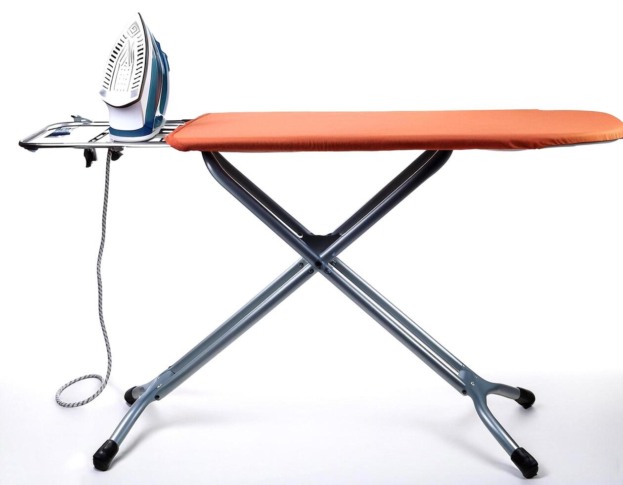 ironing board isolated on white background photo