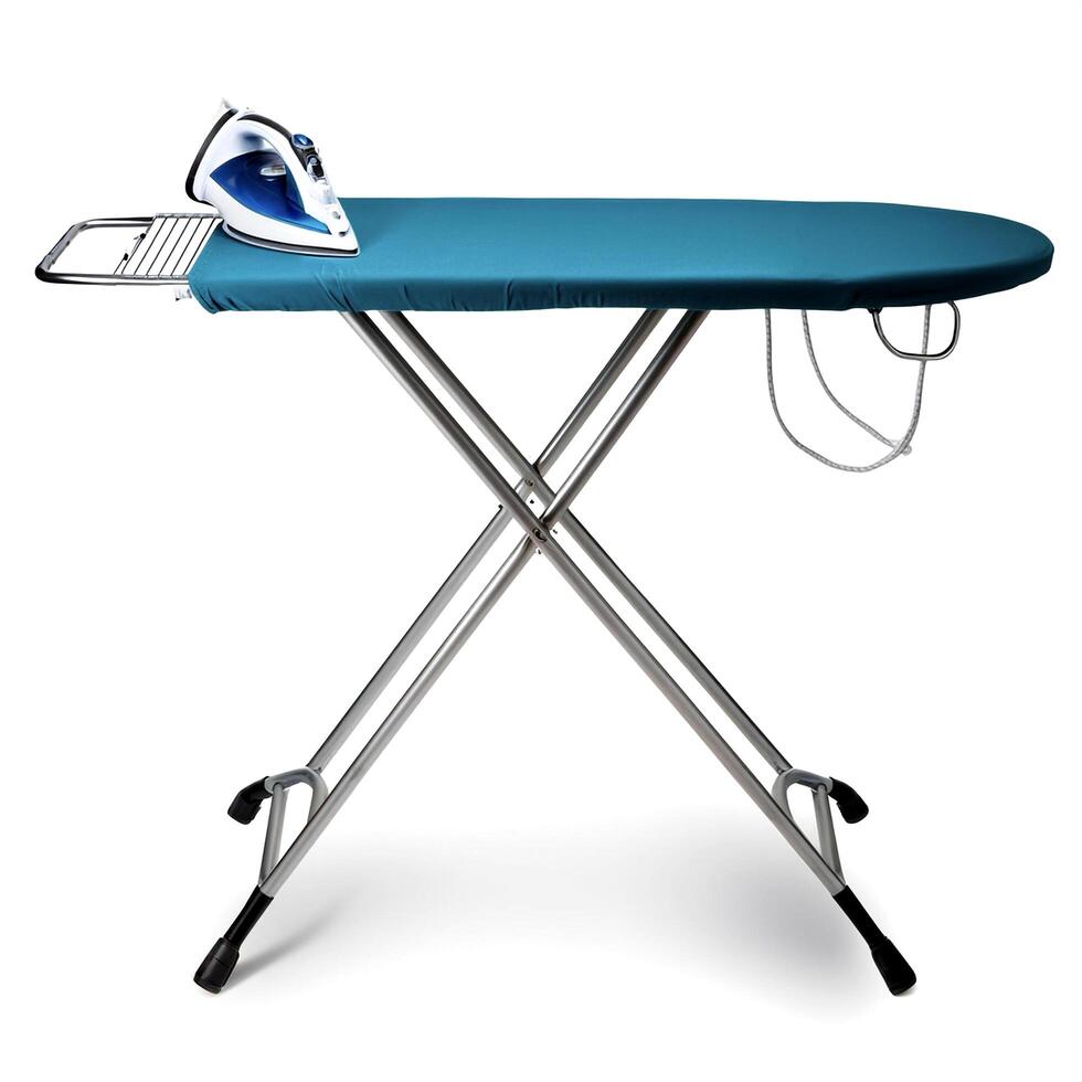 ironing board isolated on white background photo