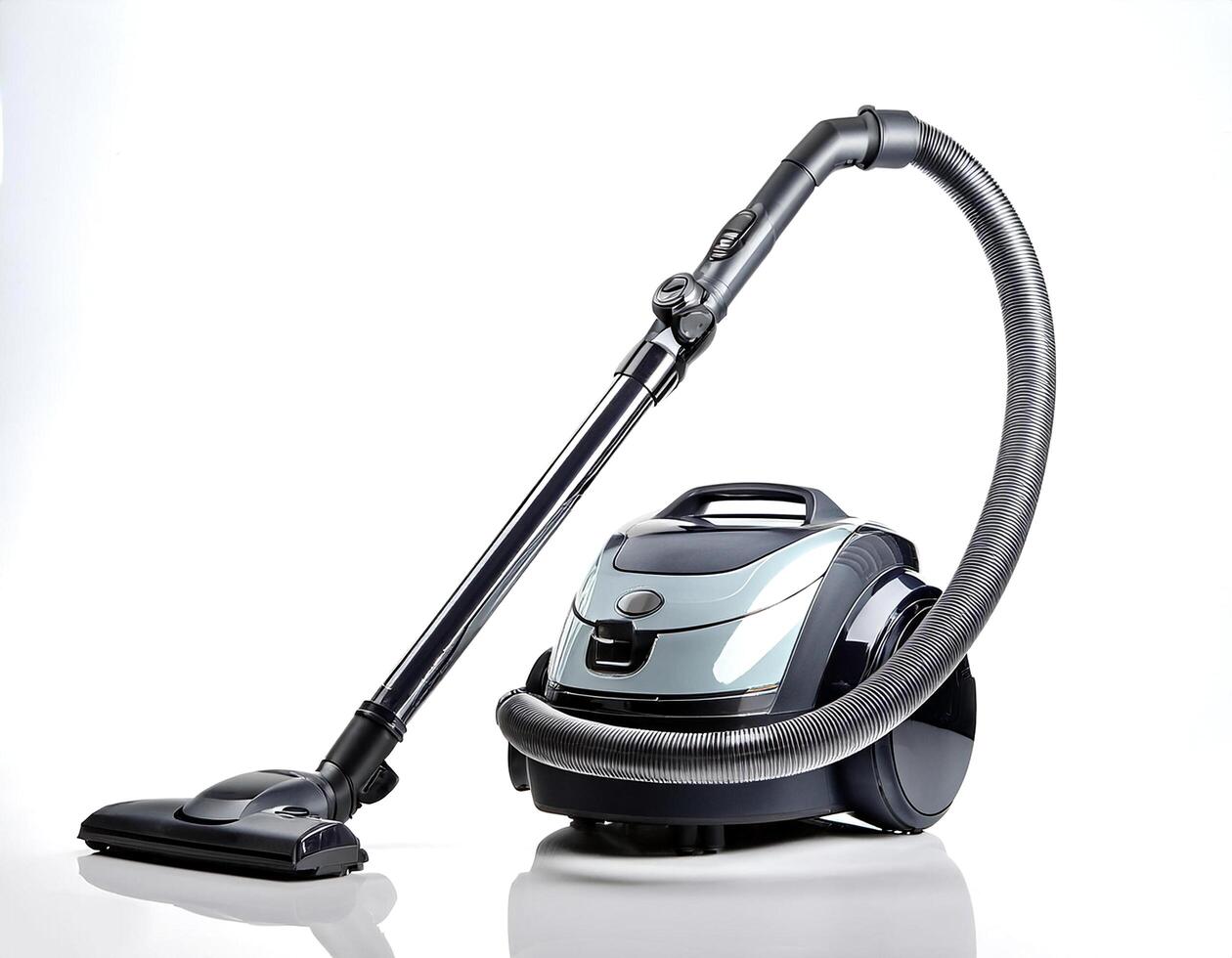 vacuum cleaner isolated on white background photo