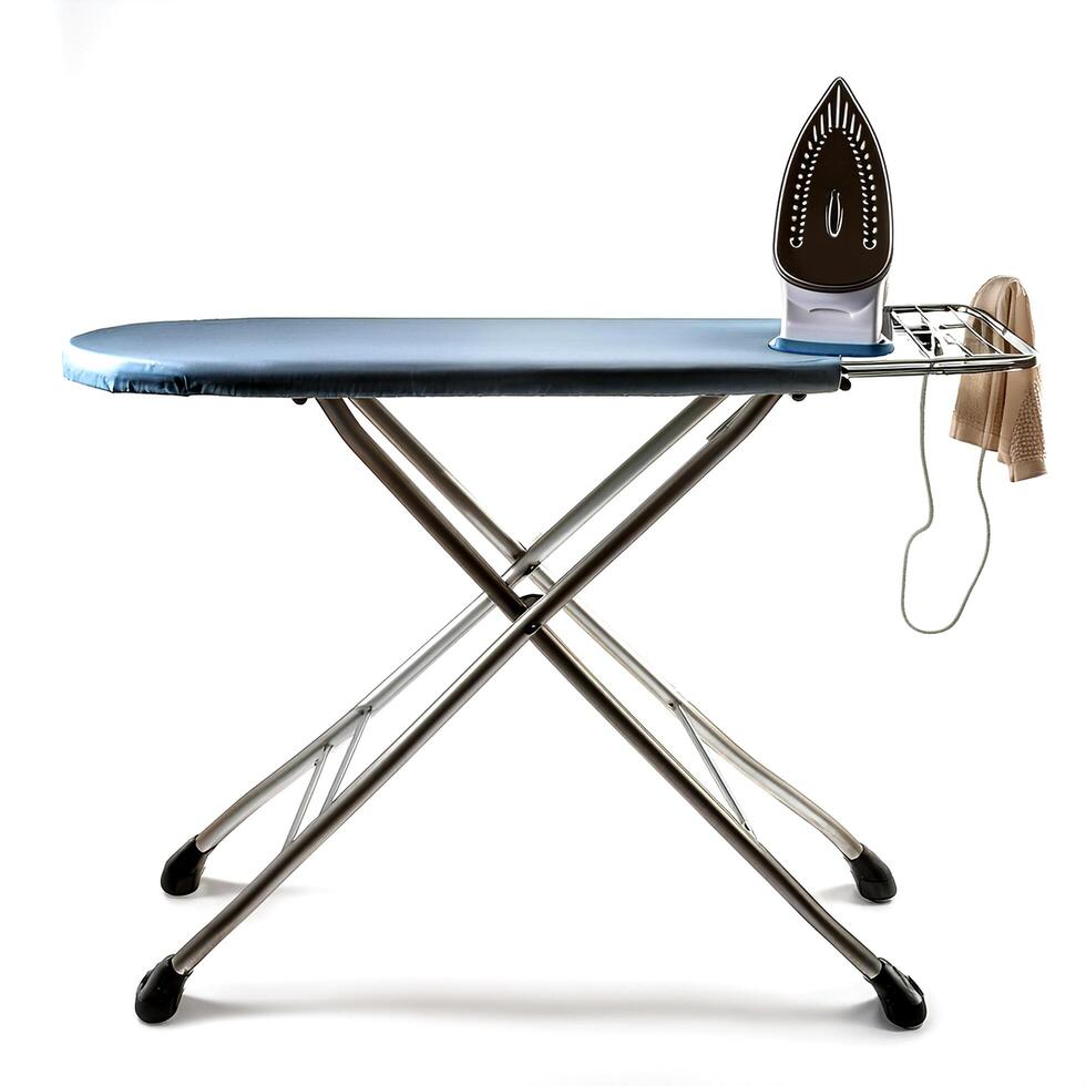 ironing board isolated on white background photo