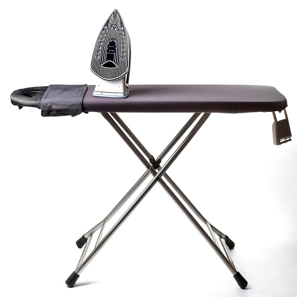 ironing board isolated on white background photo