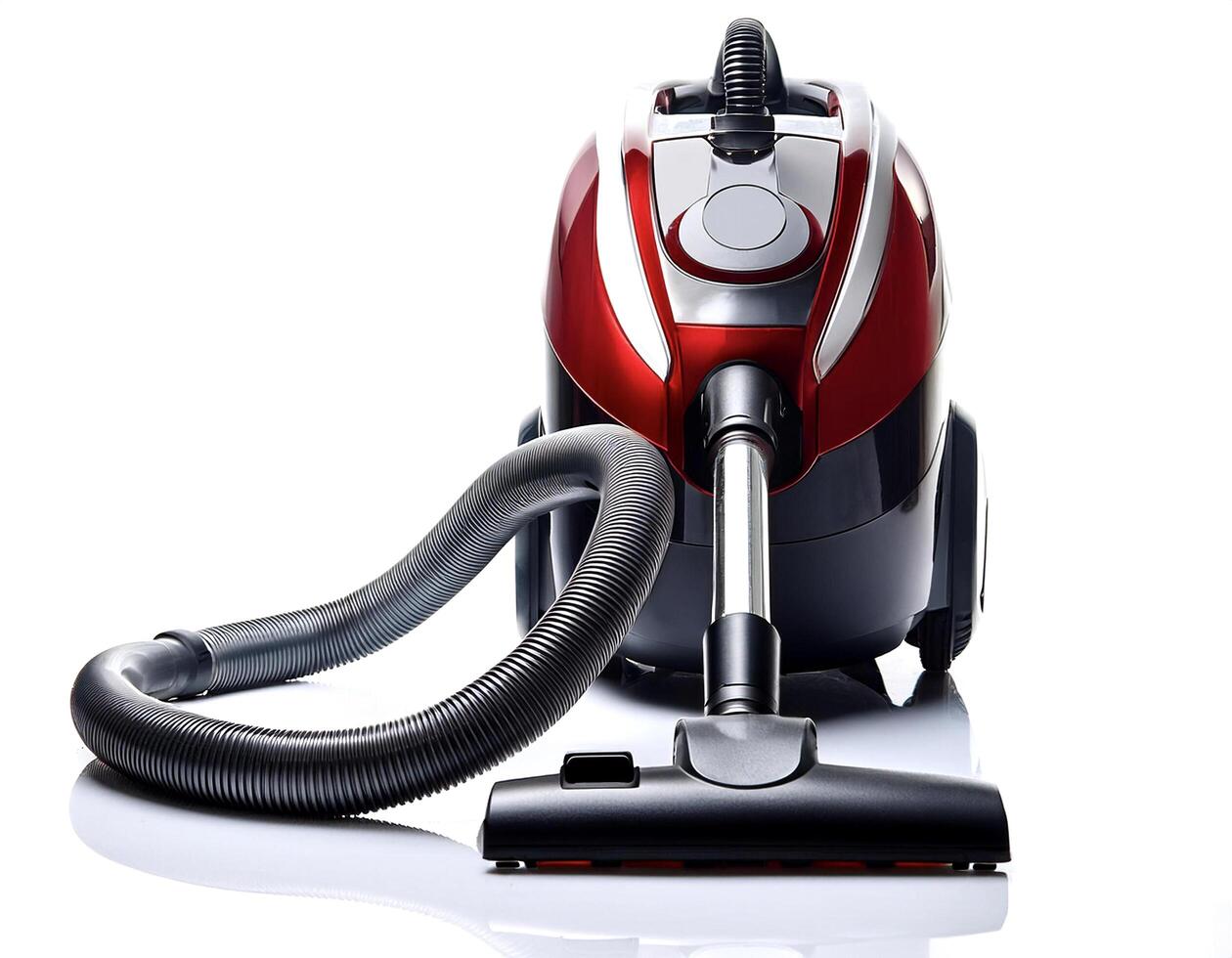 vacuum cleaner isolated on white background photo