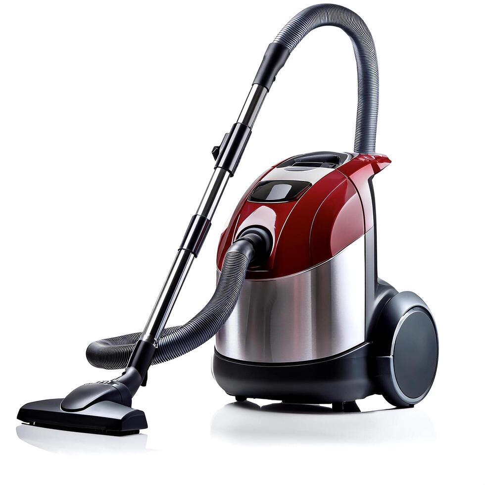 vacuum cleaner isolated on white background photo