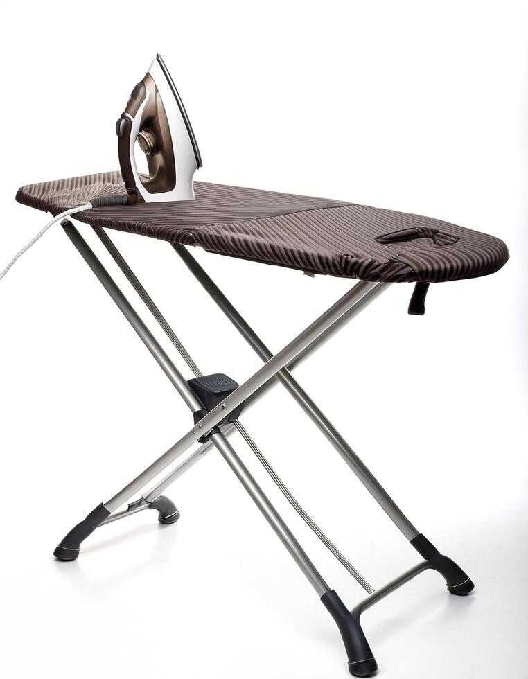 ironing board isolated on white background photo