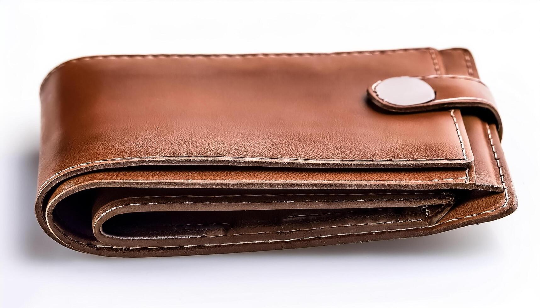 wallet isolated on white background photo
