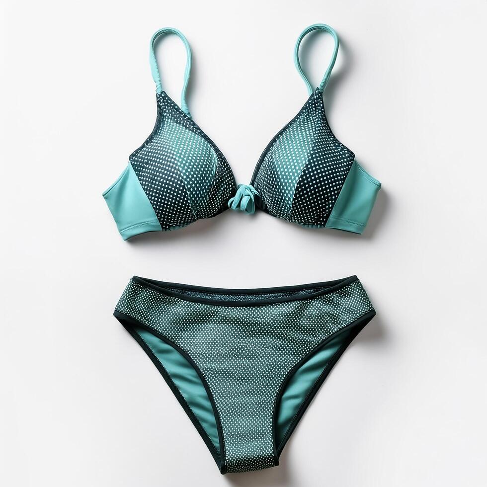 swimsuit isolated on white background photo