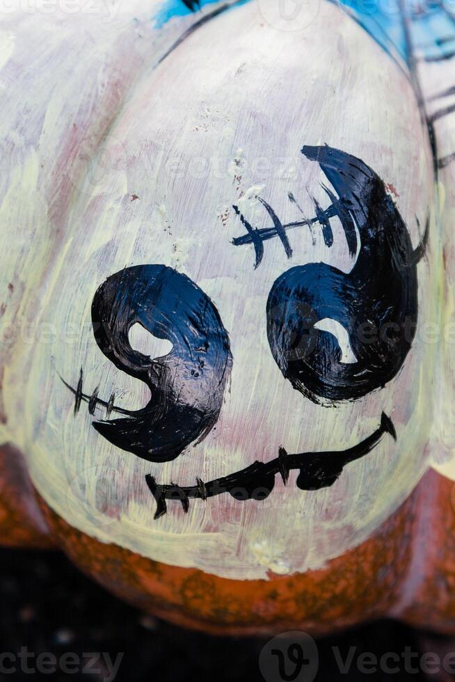 Beautiful pumpkins for halloween photo