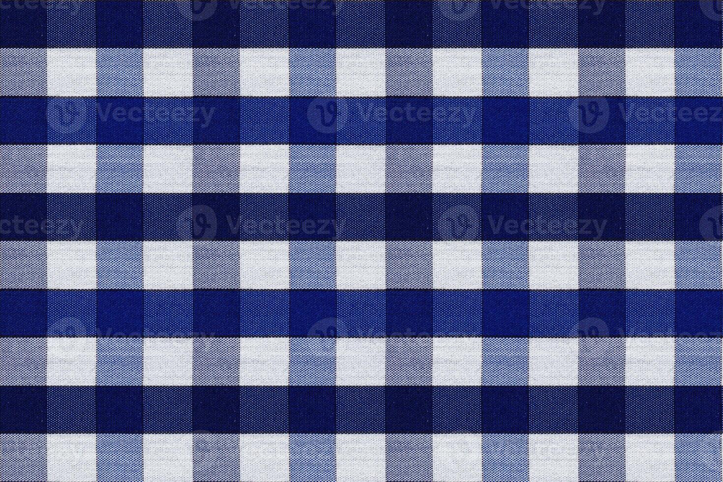 macro fabric texture cotton, cell, blue color photo