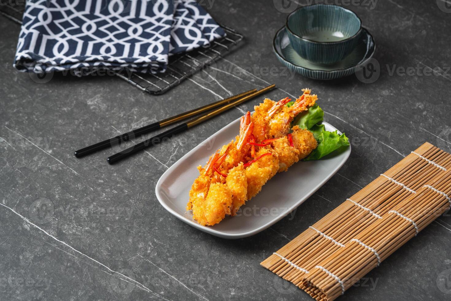 Crispy fried shrimp photo