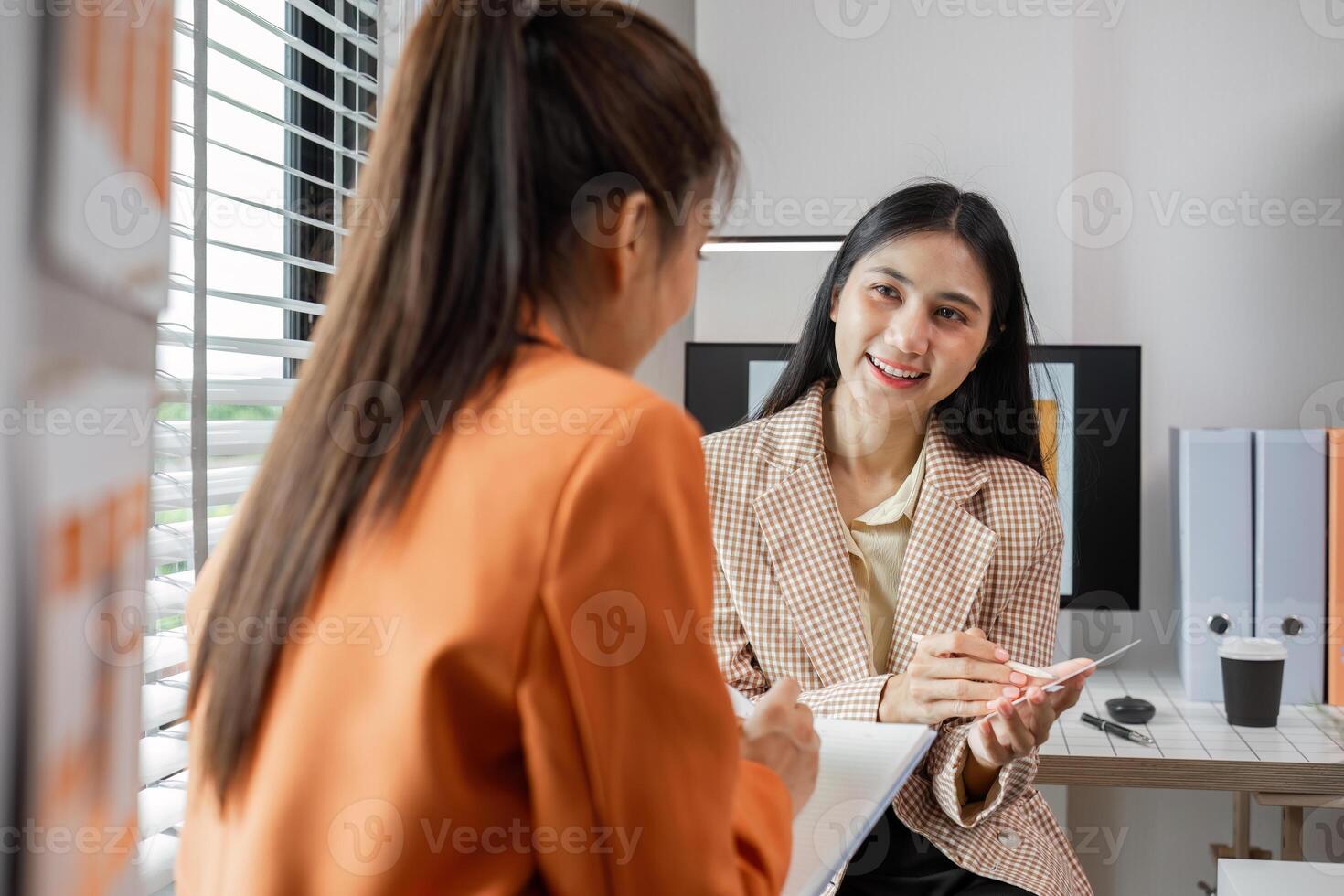 System Development Team Collaborating on UX UI Design in Modern Office Environment photo