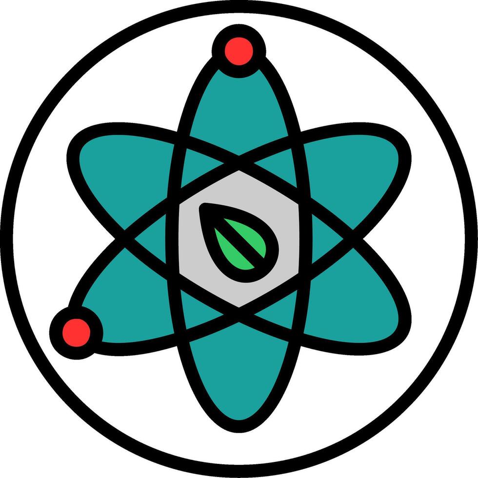 Science Line Filled Icon vector