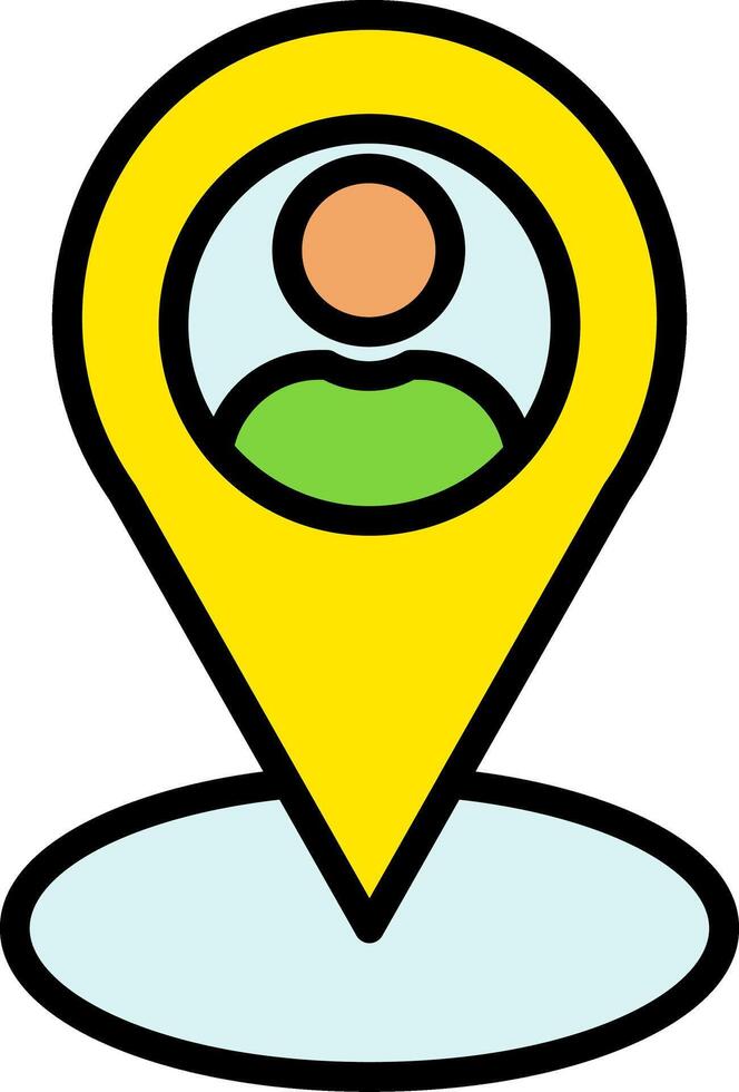 Placeholder Line Filled Icon vector