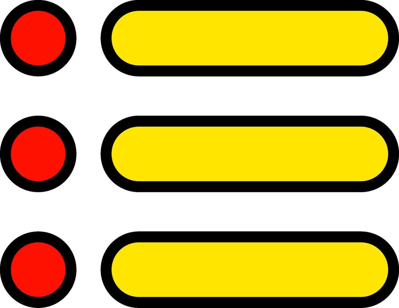 Menu Line Filled Icon vector