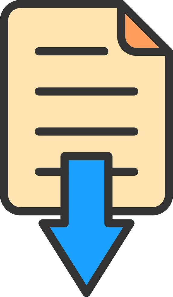 Download Line Filled Icon vector