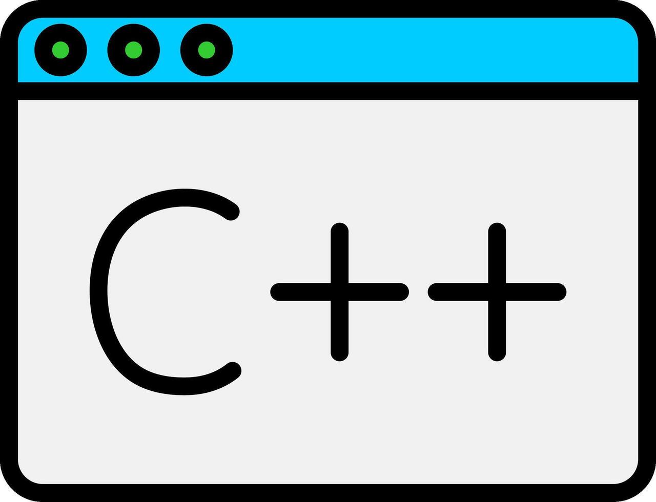 Development Line Filled Icon vector