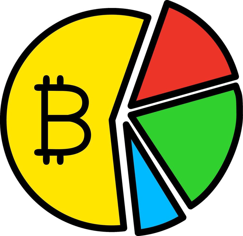 Data Analytics Line Filled Icon vector