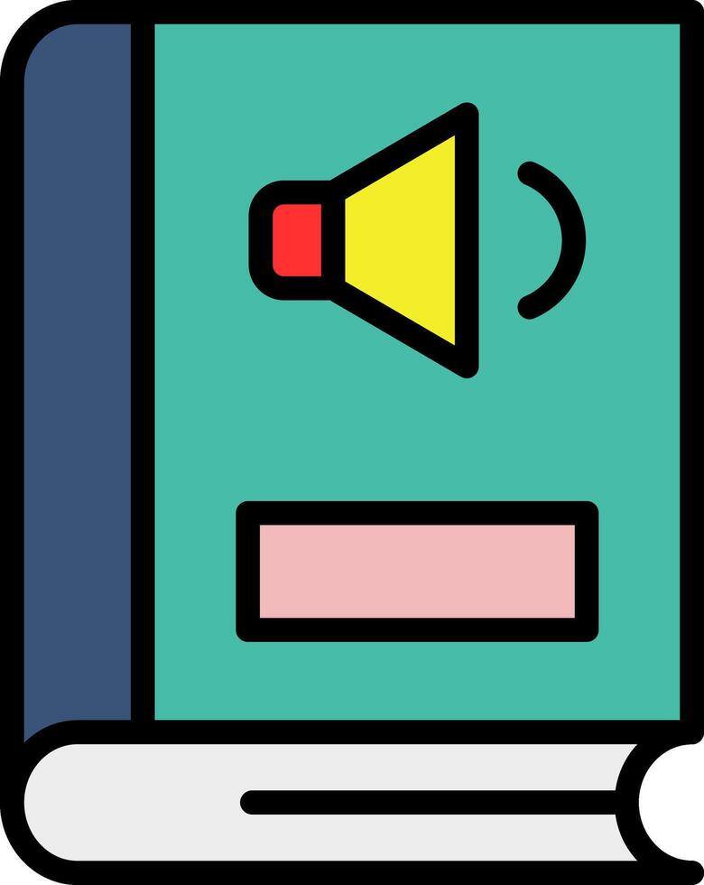 Sound Line Filled Icon vector