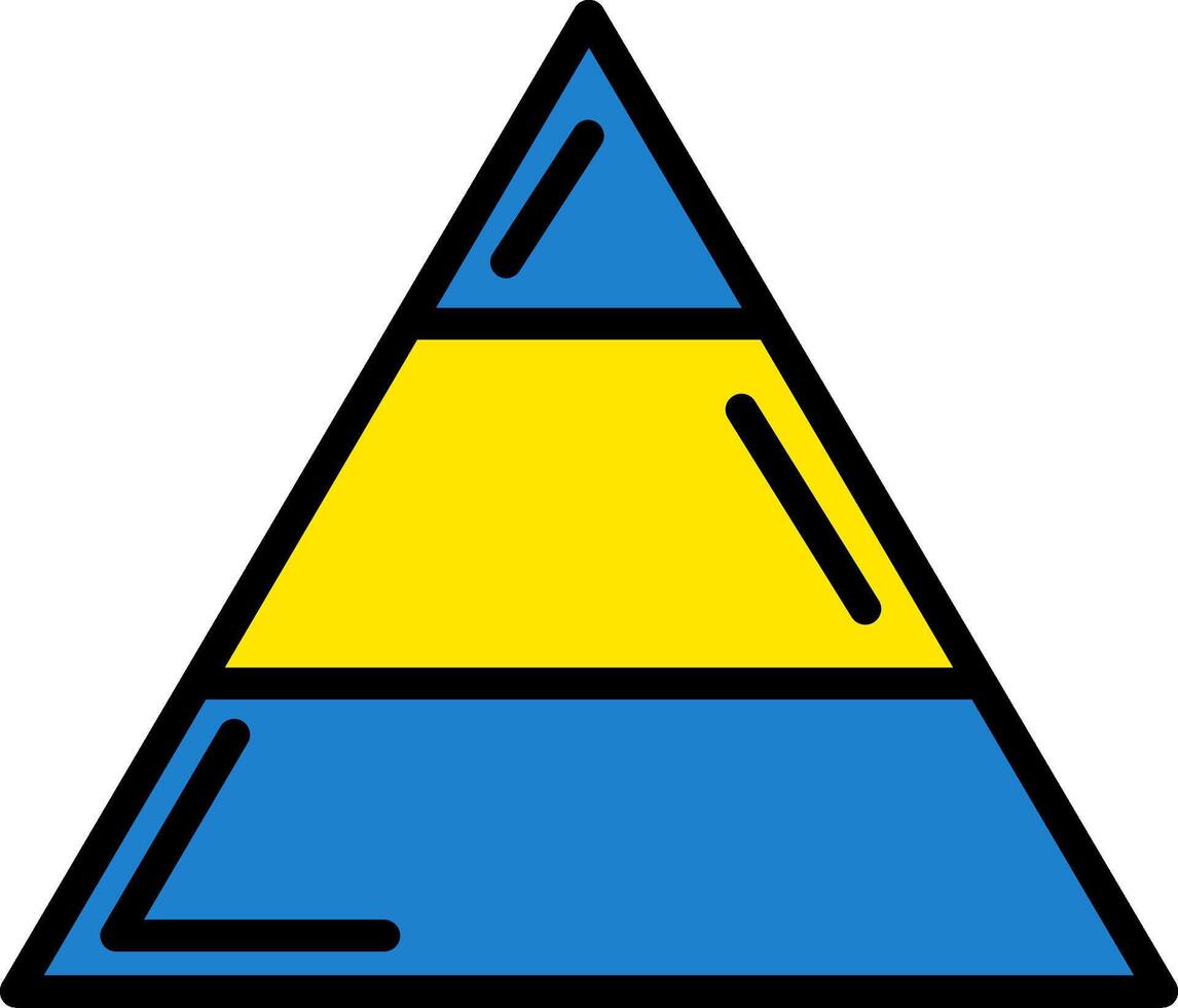 Importance Line Filled Icon vector