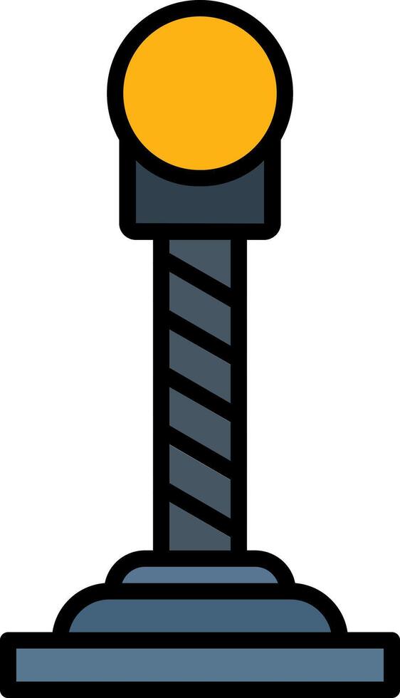 Gear Line Filled Icon vector