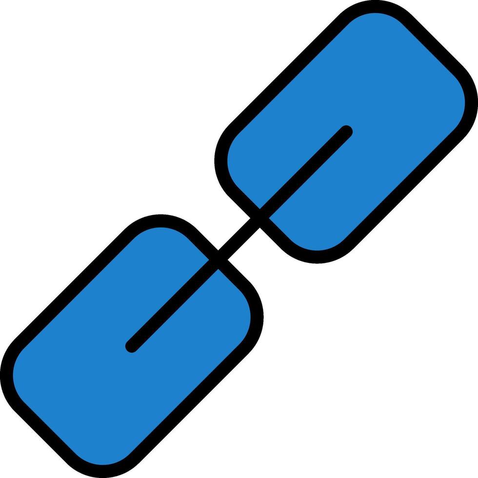 Hyperlink Line Filled Icon vector