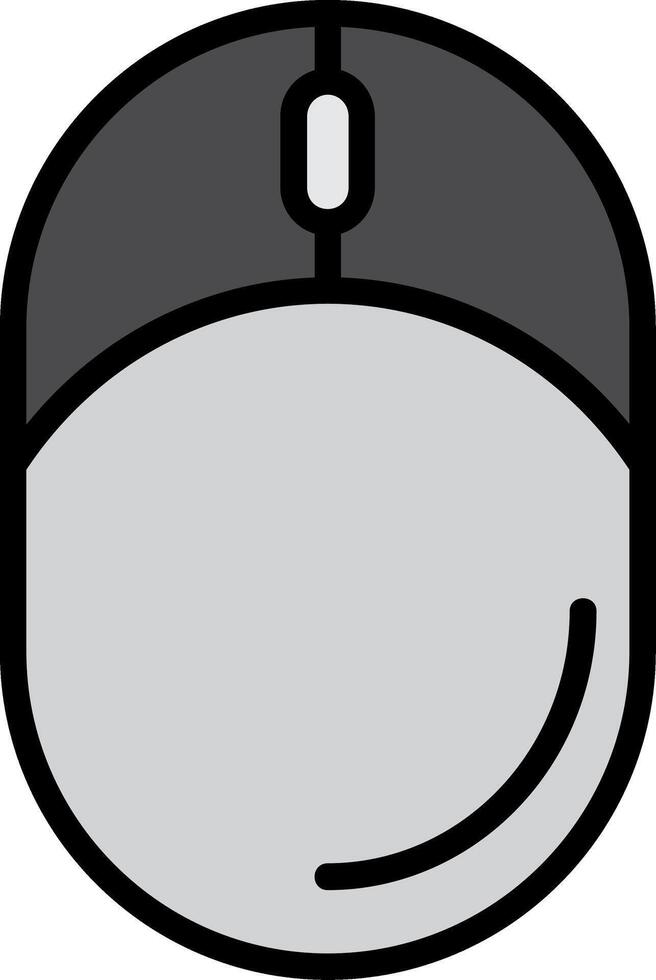 Mouse Line Filled Icon vector