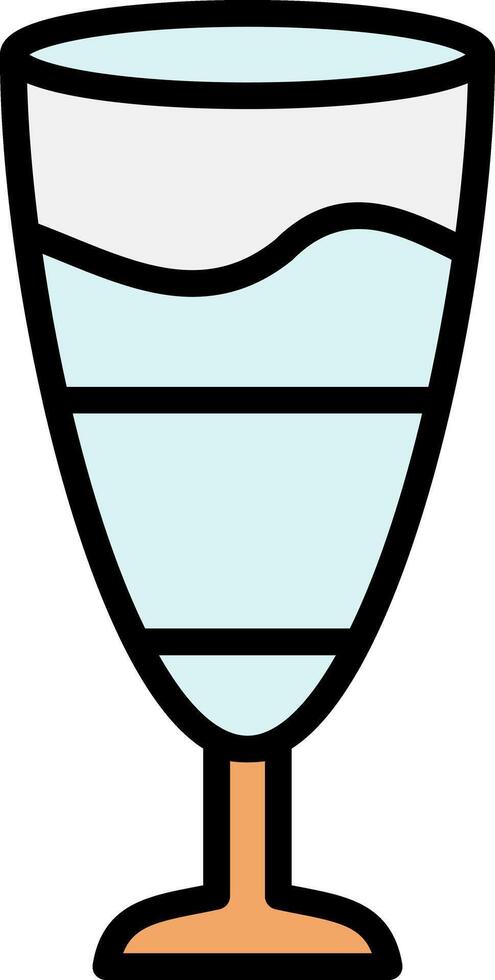 Rainbow Line Filled Icon vector