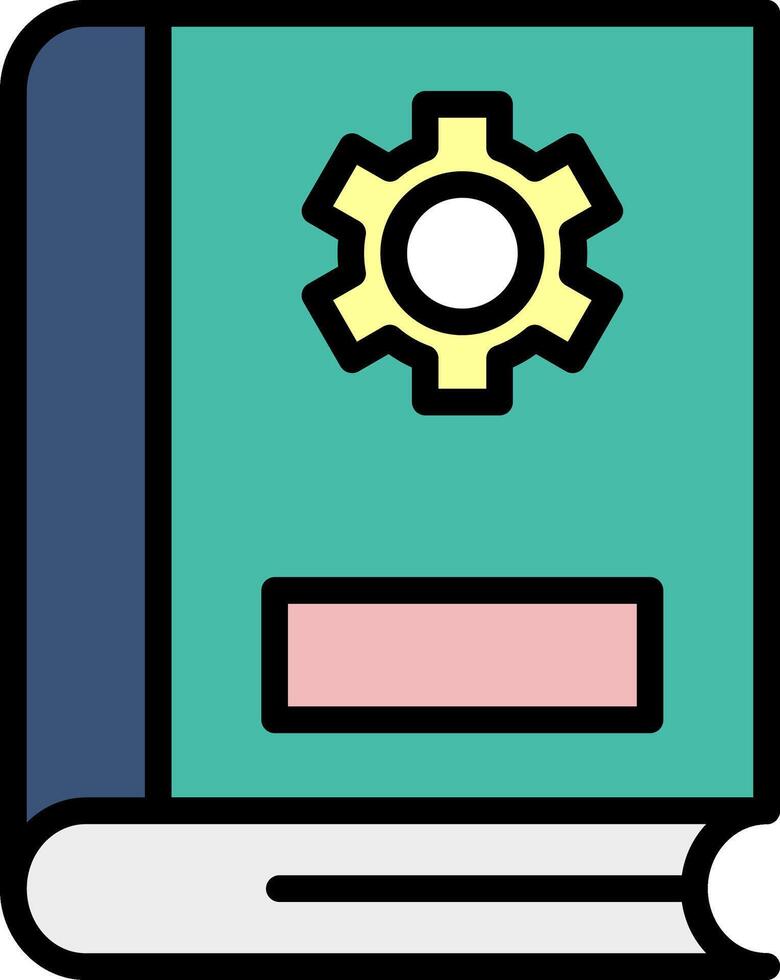 Book Setting Icon vector