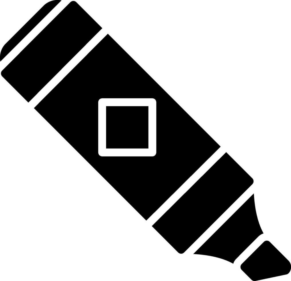 Highlighter Glyph Icon vector
