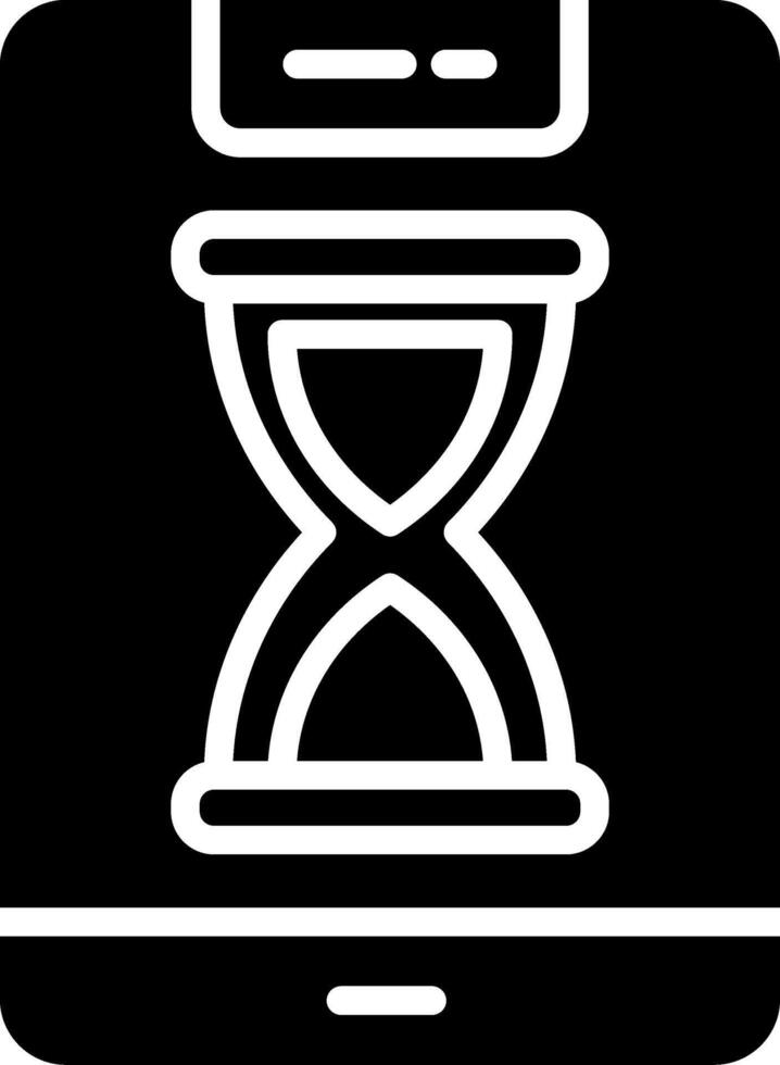 Smartphone Glyph Icon vector