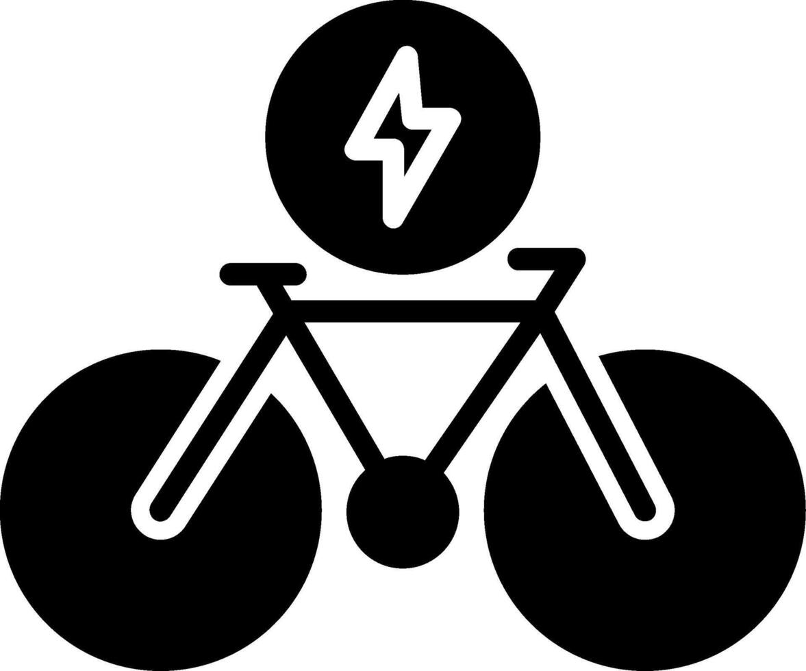 Bike Glyph Icon vector