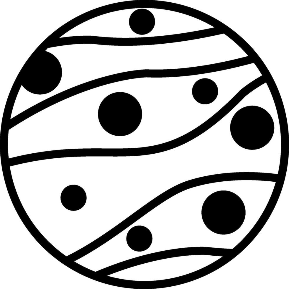 Mars Glyph Icon vector