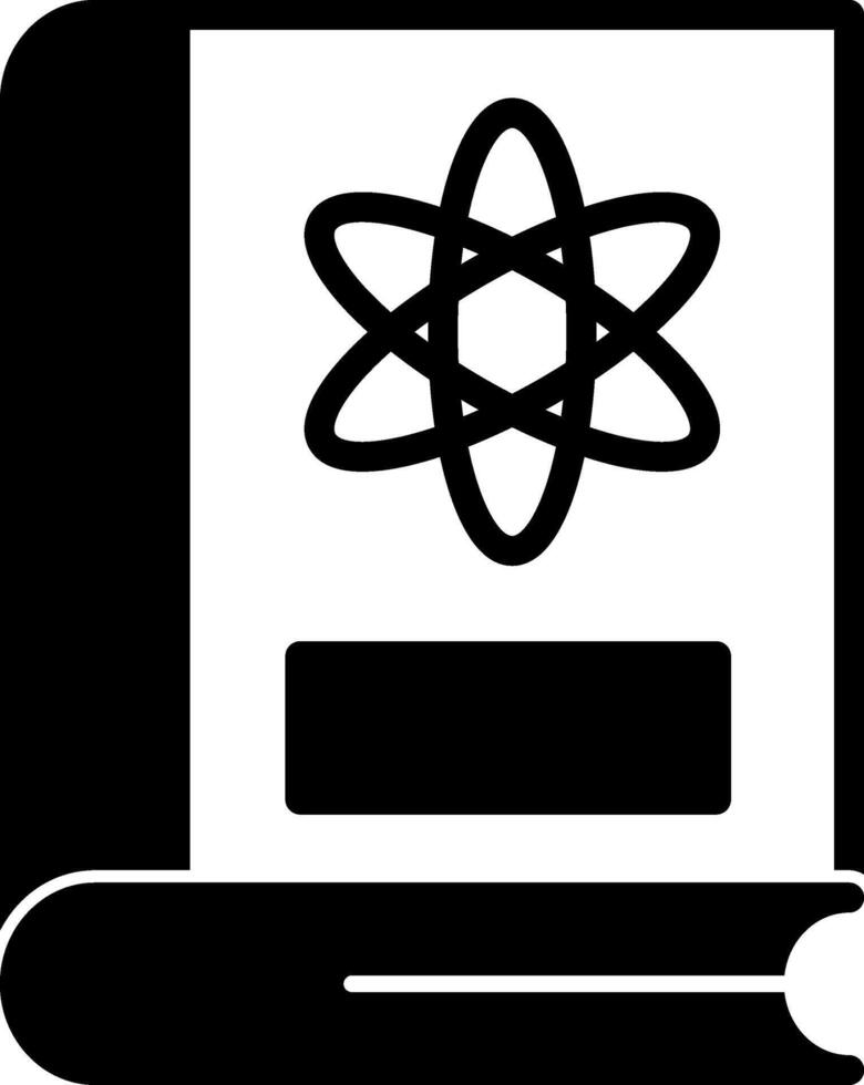 Science Glyph Icon vector