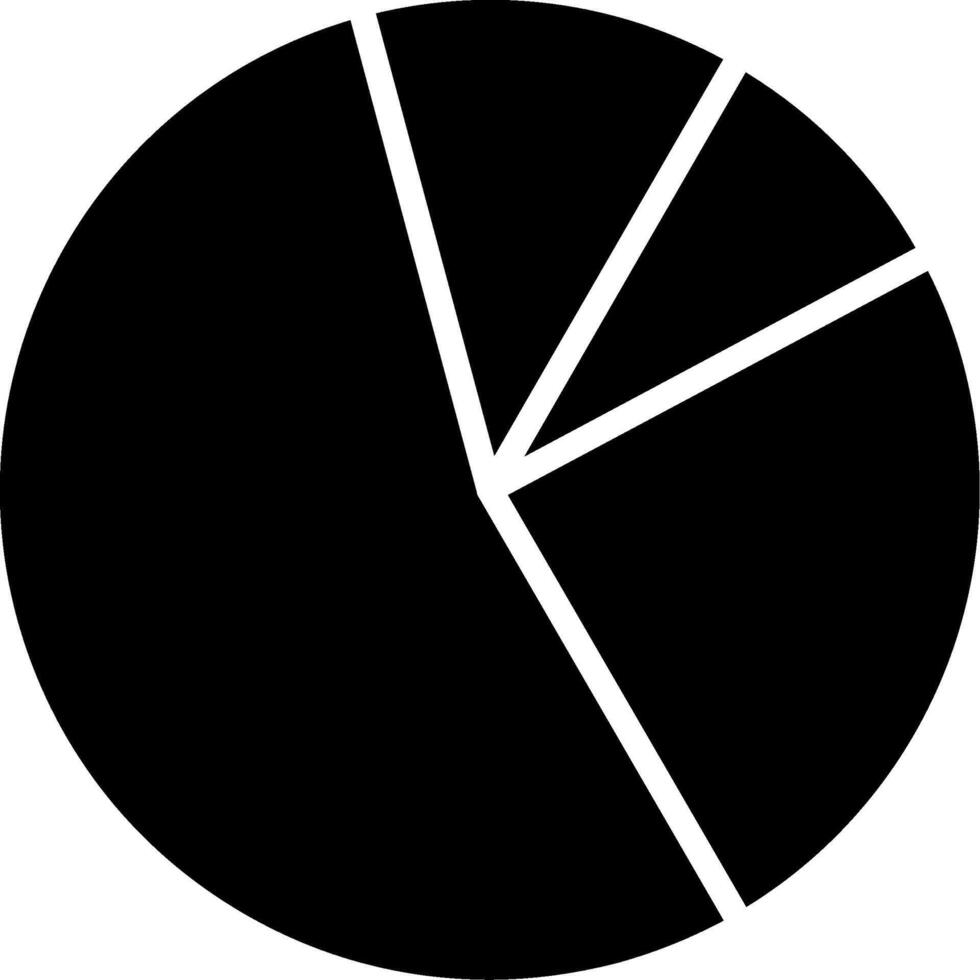 Statistics Glyph Icon vector