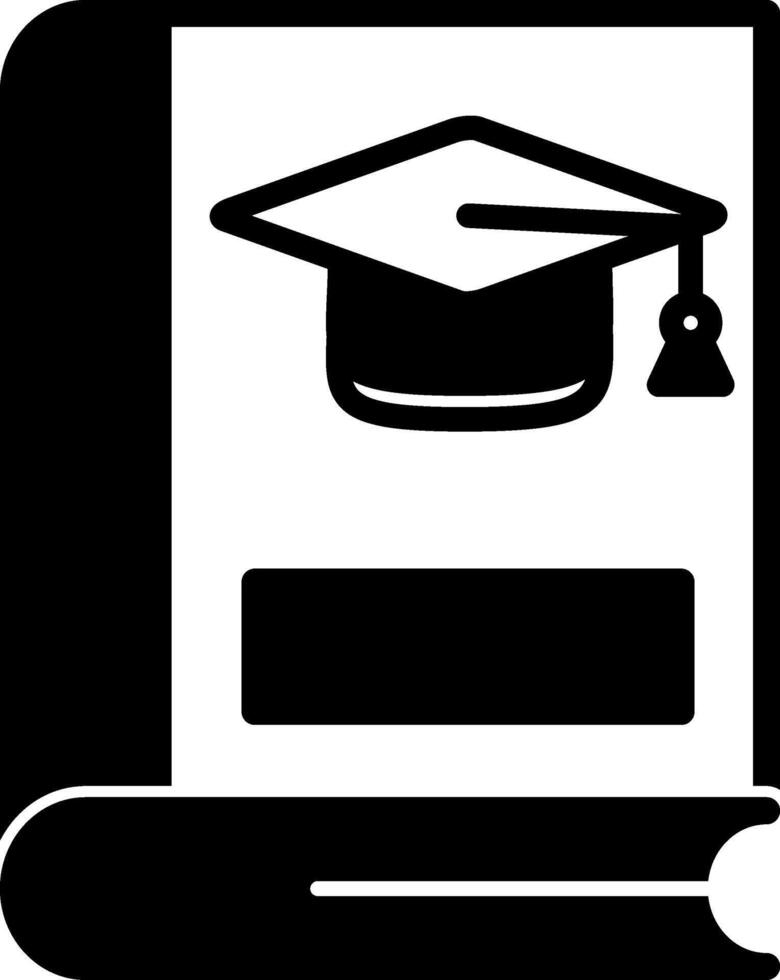 5Graduation Glyph Icon vector