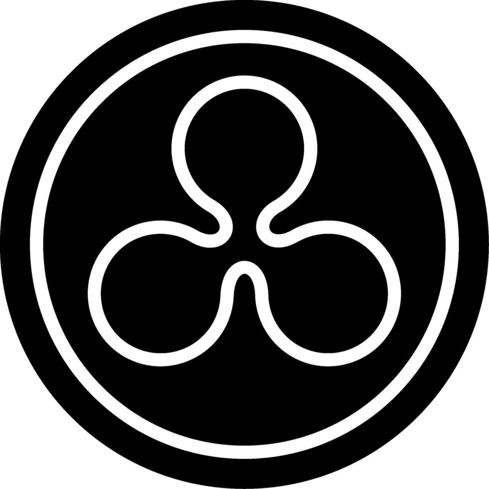 Ripple Glyph Icon vector