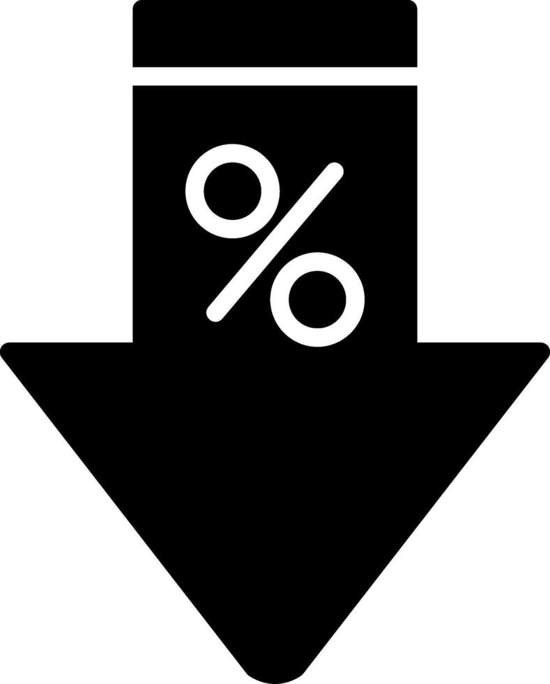 Discount Glyph Icon vector