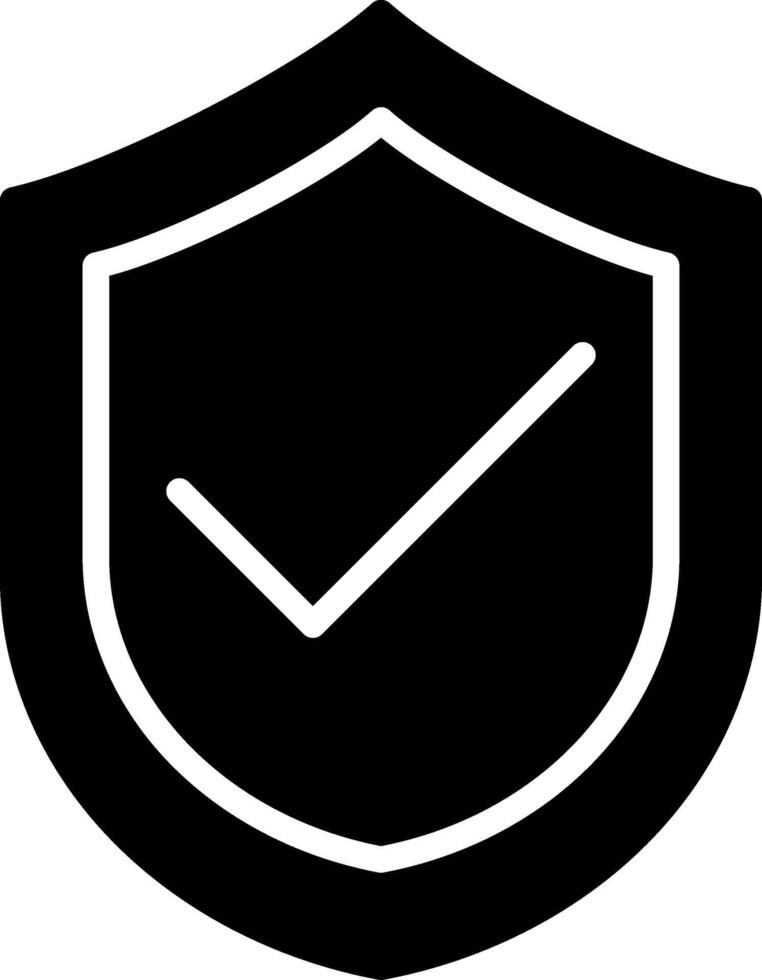 Safe Glyph Icon vector