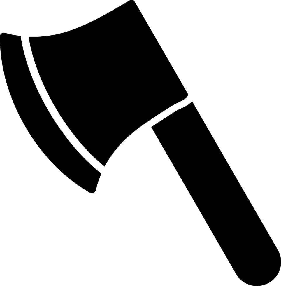 Axe Glyph Icon vector