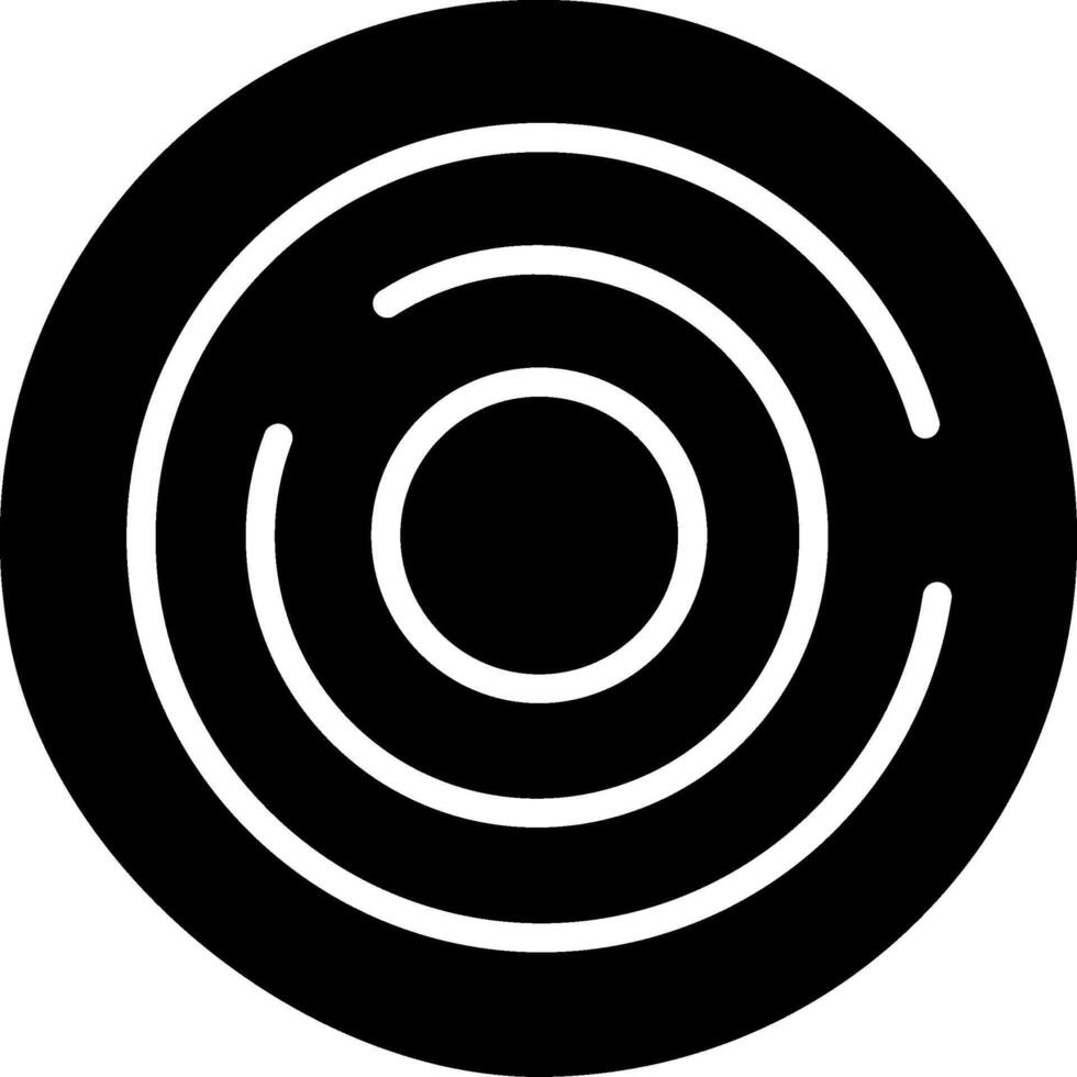 Chart Glyph Icon vector