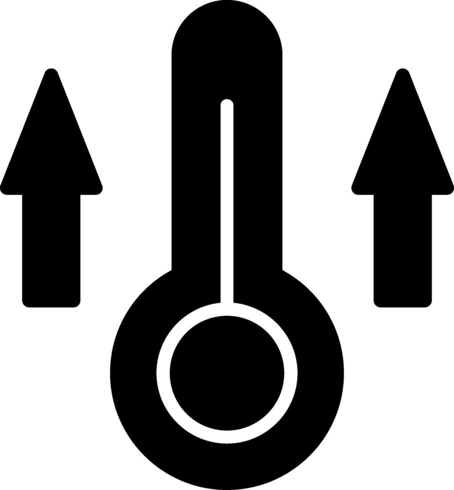 Fever Glyph Icon vector