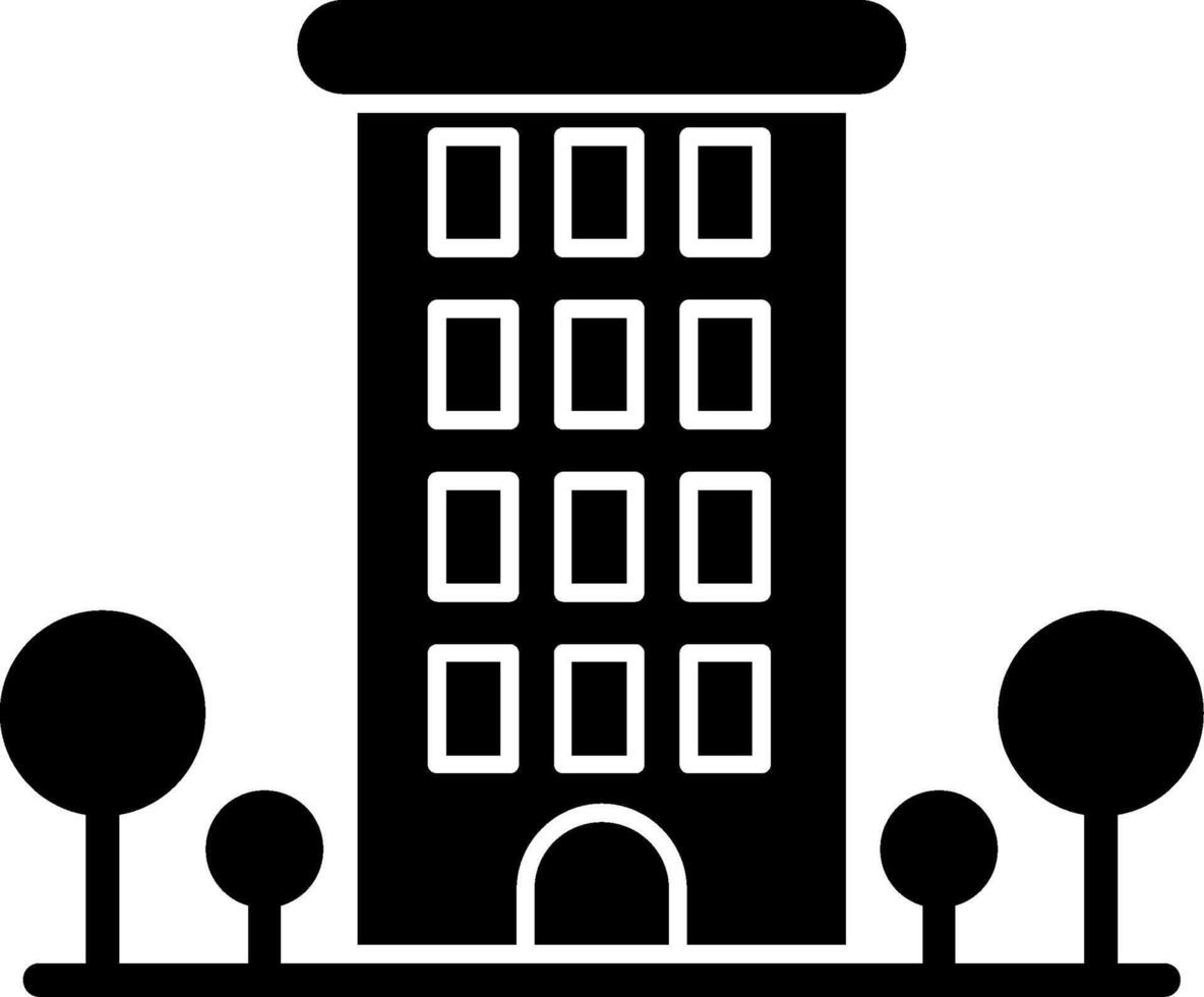 Work Place Glyph Icon vector