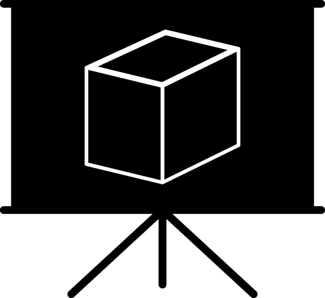 Presentation Glyph Icon vector