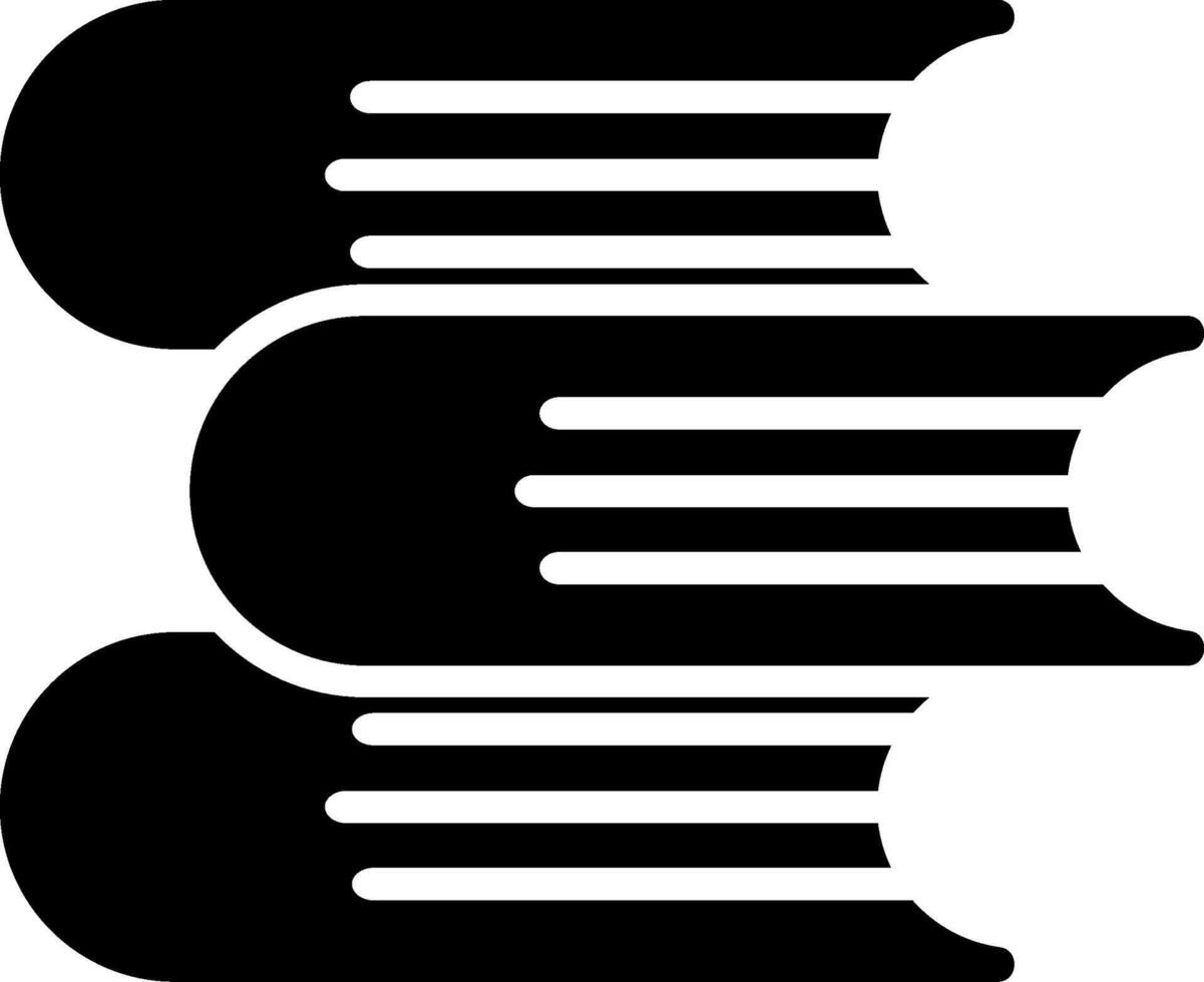 Books Glyph Icon vector
