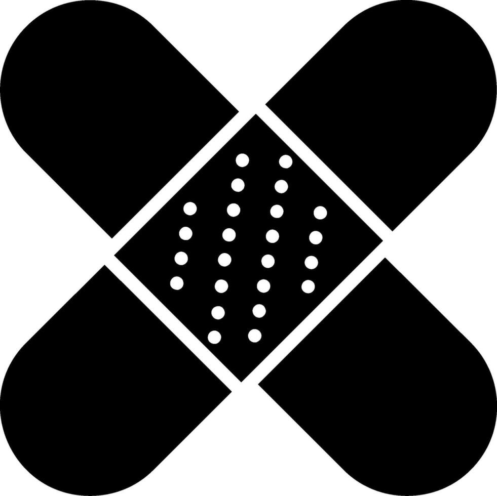 Bandage Glyph Icon vector