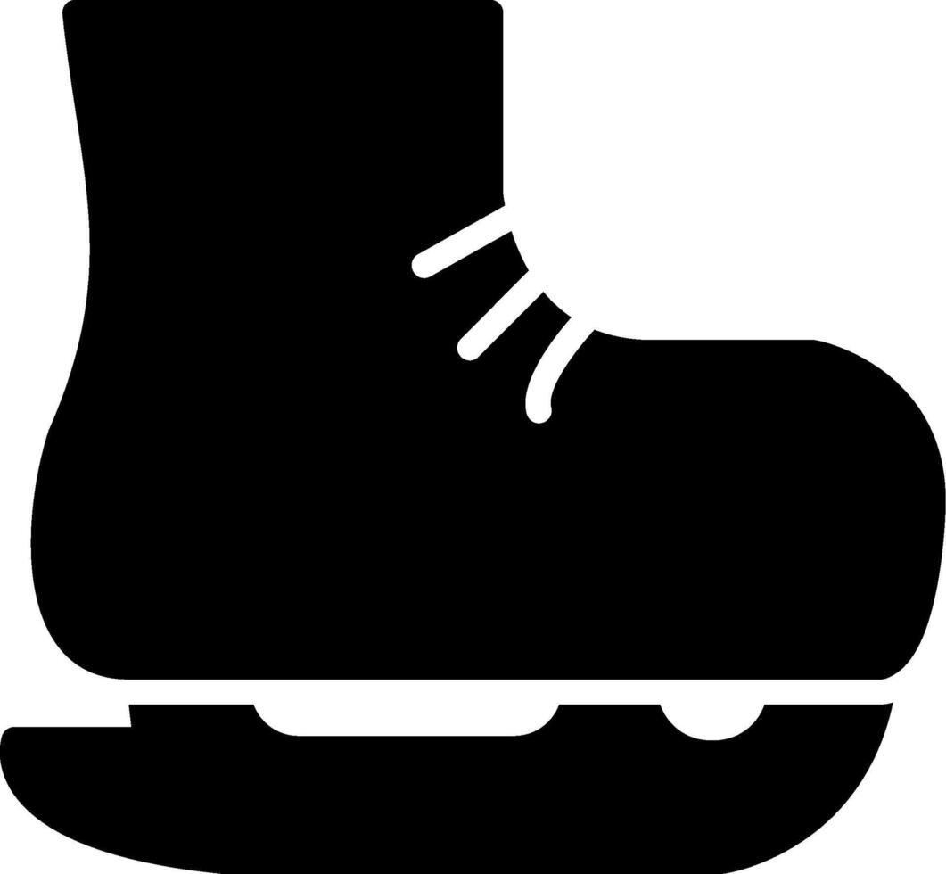 Skating Glyph Icon vector