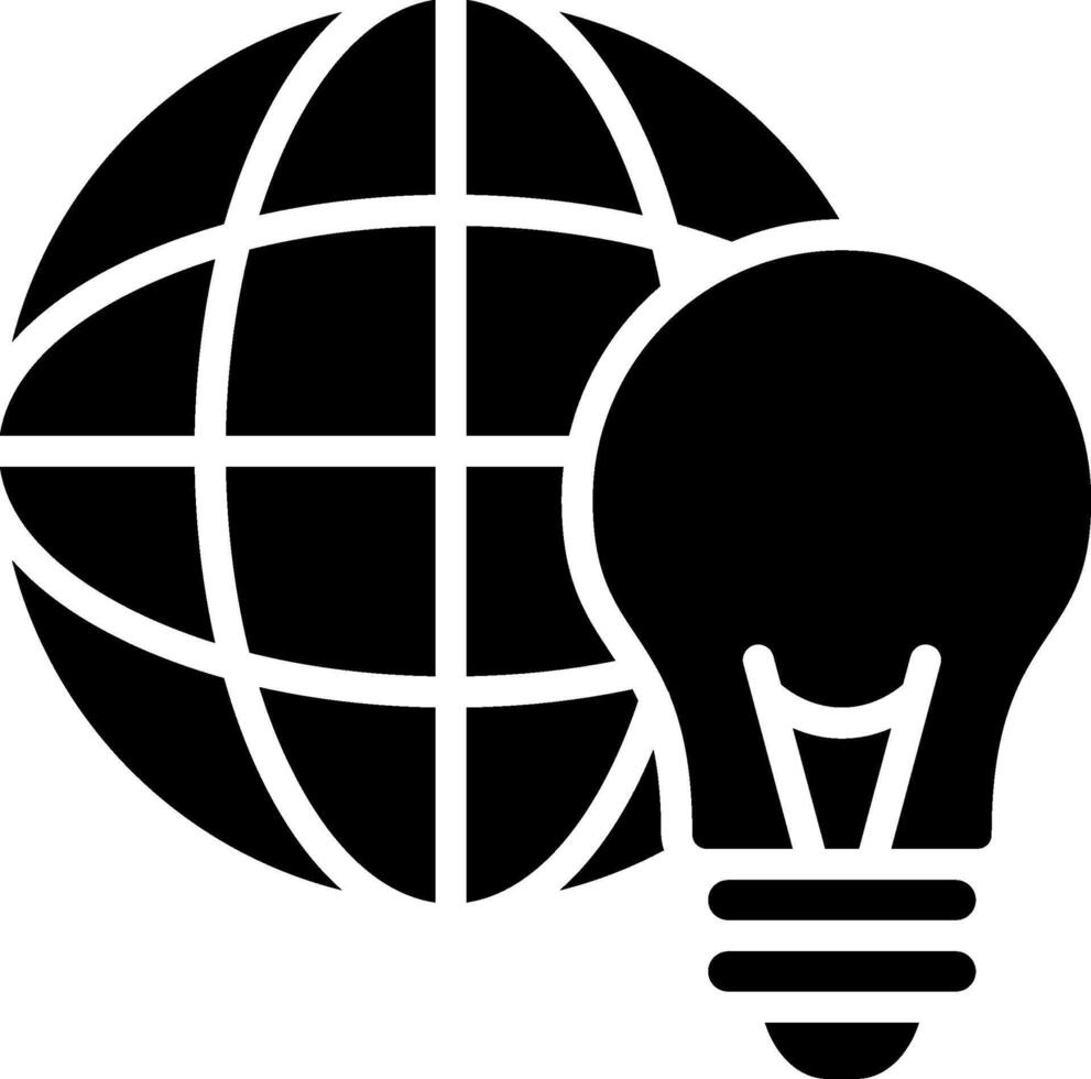 Knowledge Glyph Icon vector
