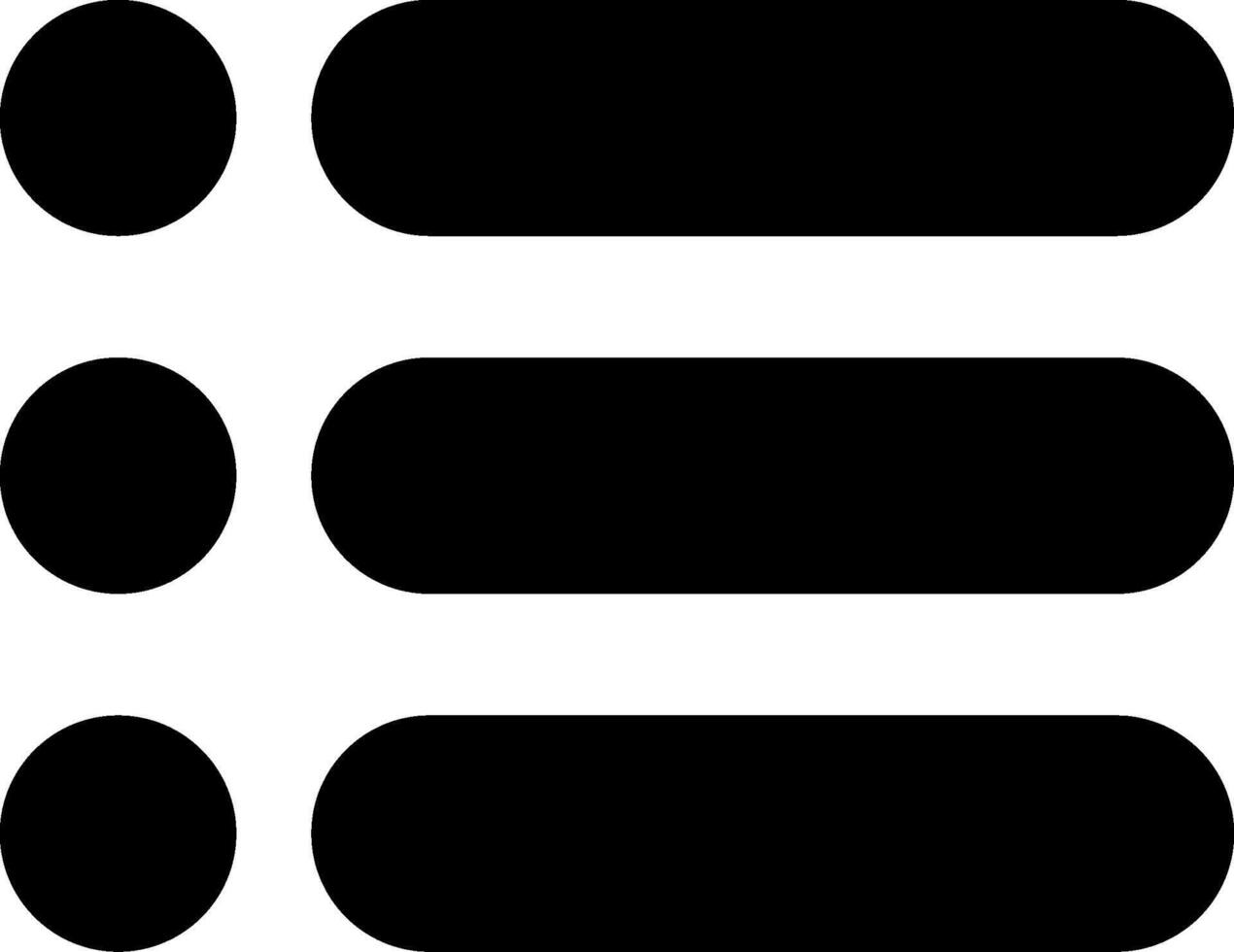 Menu Glyph Icon vector