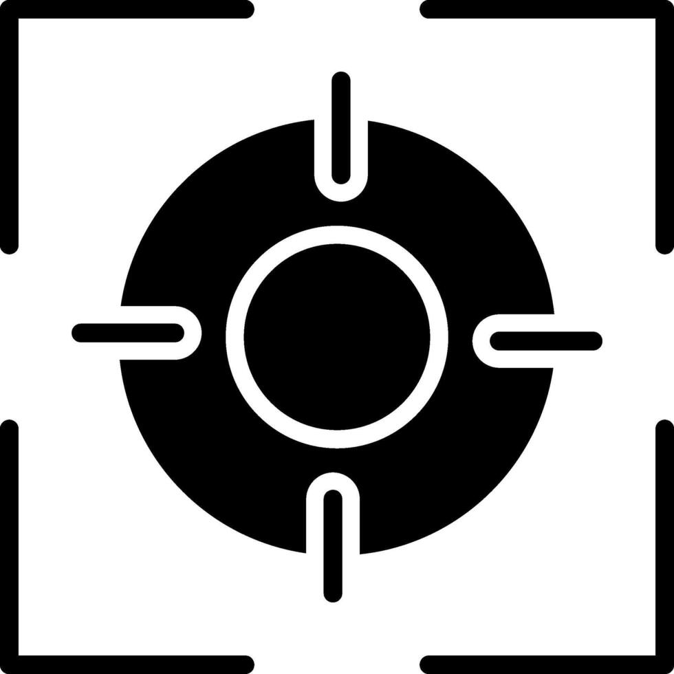 Focus Glyph Icon vector