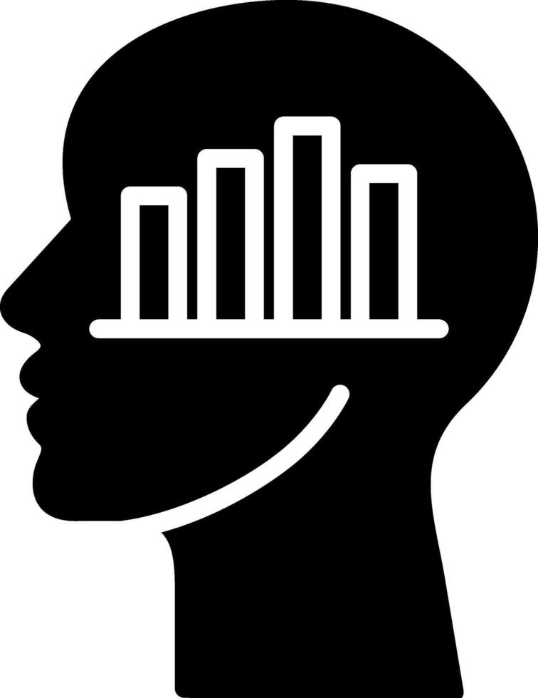 Head Glyph Icon vector